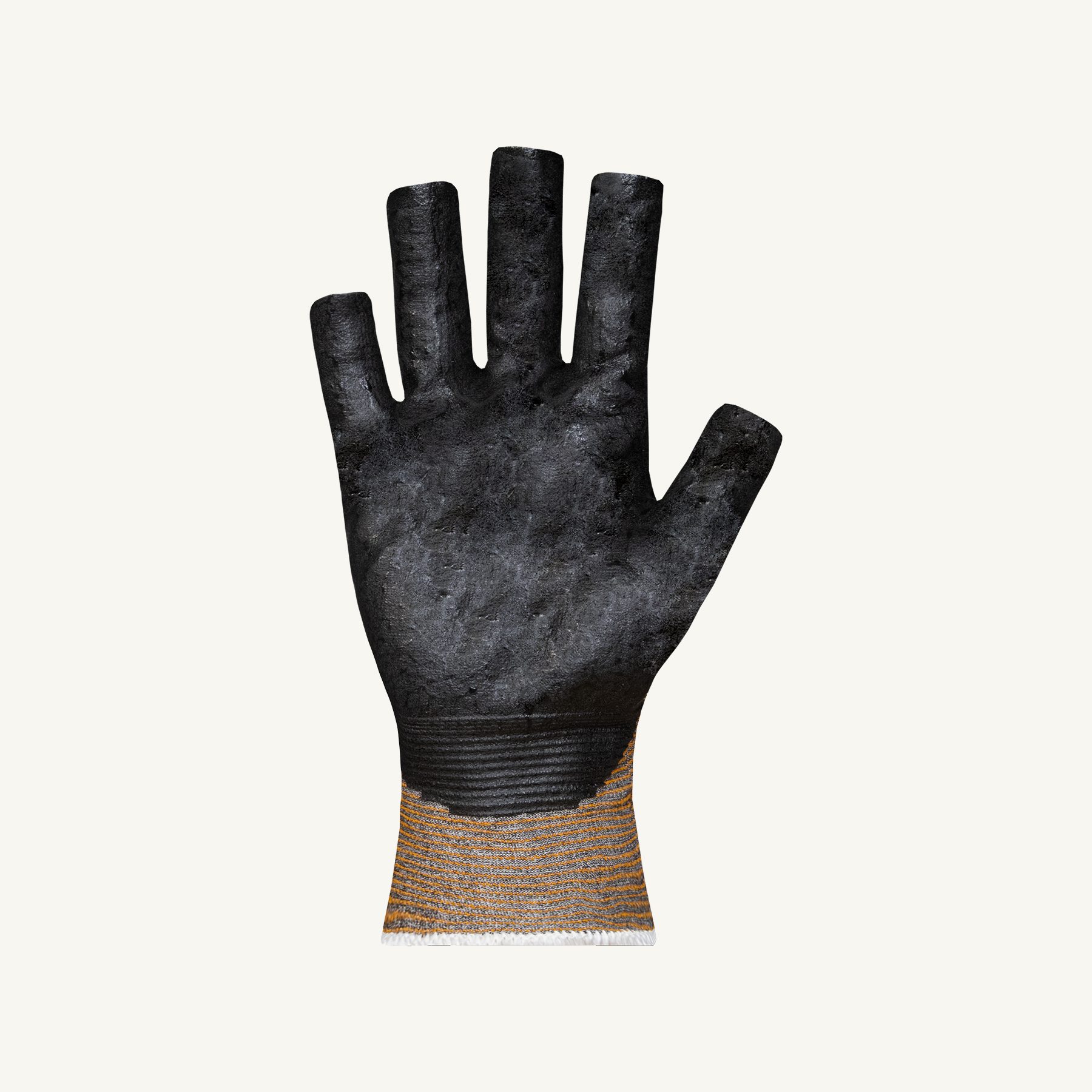 Superior Glove® TenActiv™ S21TXUFNOF Nitrile Coated Open Finger A9 Extreme-Cut Gloves